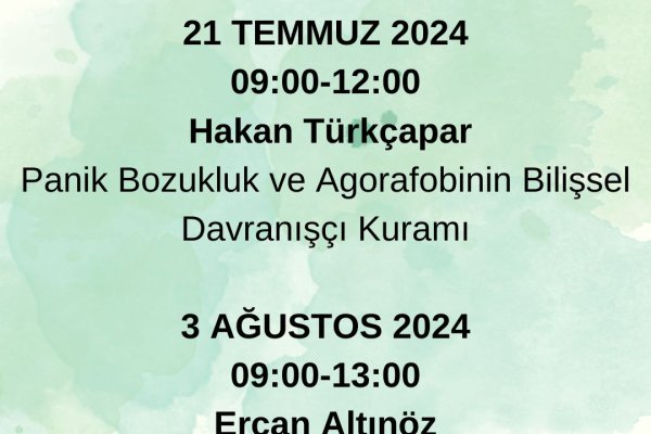 Bilişsel Davranışçı Terapi Modül 1 Programı